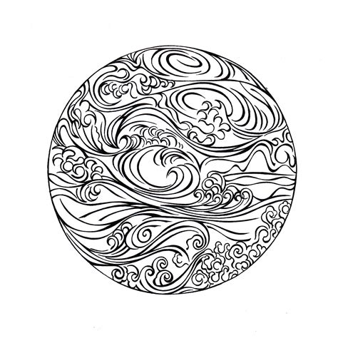 紋身圖案 圓圈,23款圓形小巧紋身圖案
