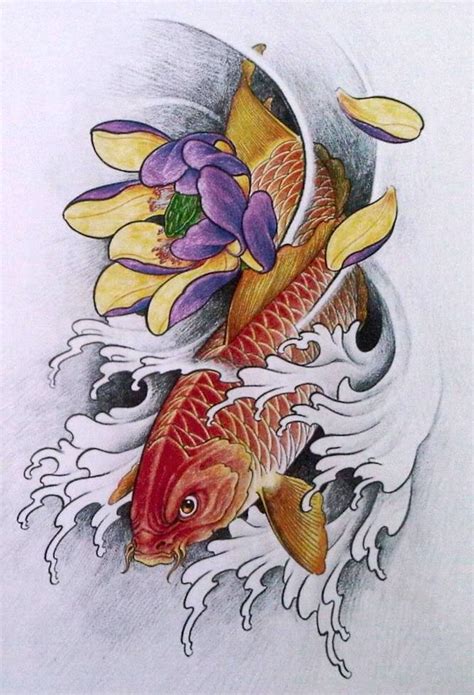 纹身图片的鲤鱼图片,每个纹身图案背后都有含义