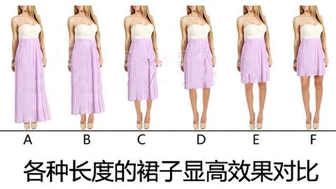 裙子的长度多少合适,身高决定裙子的长度