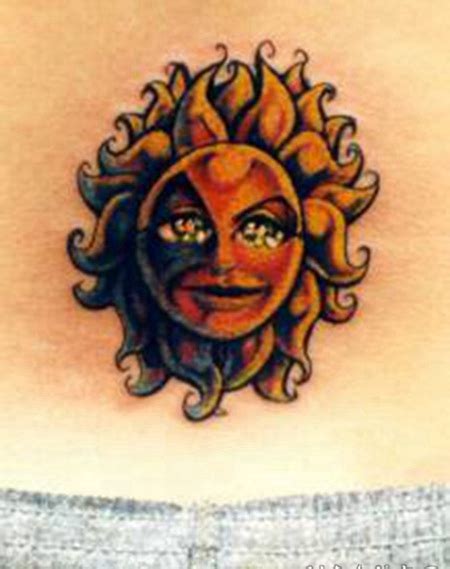 男生后背太阳纹身图案大全图片,那么多情侣纹身