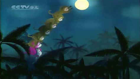 猴子捞月的中文故事