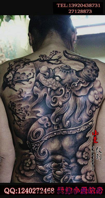 纹身满背图案大全佛,独特的泰国佛教纹身