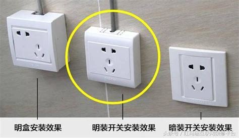 暗裝插座明裝插座有什么區別
