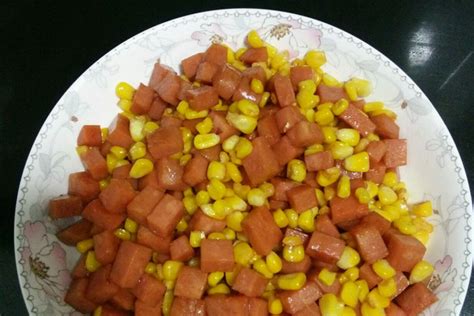 好吃的玉米沙拉,怎么做玉米黃瓜火腿