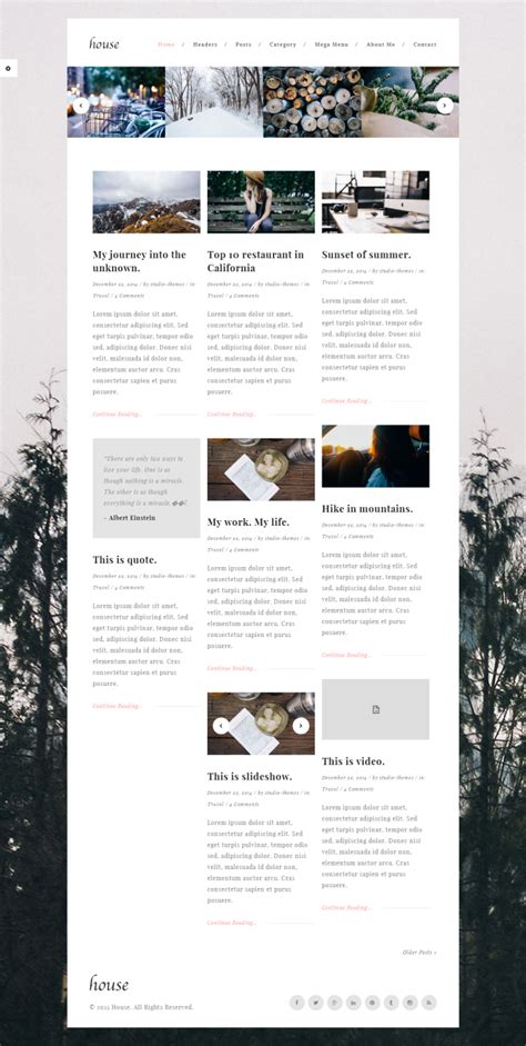个人博客首页设计模板,最近想做开发个人网站