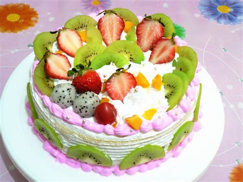 在家就能做水果奶油「生日蛋糕」,自制生日蛋糕上的奶油怎么做