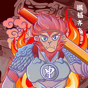 2022生肖猴双喜临门