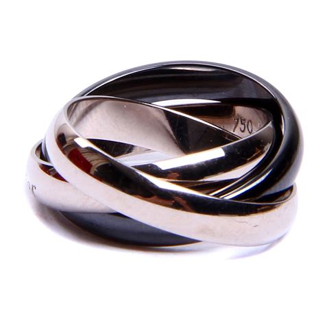 卡地亚三个环戒指多少钱,Cartier卡地亚三色环