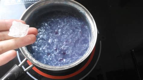 紫薯熬粥怎么会变紫色,为什么会变成蓝色