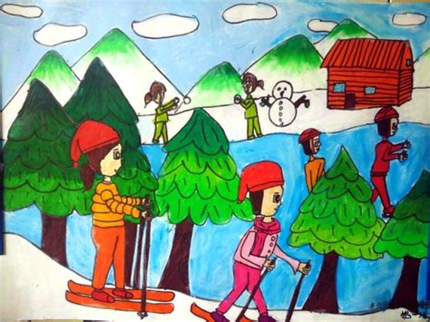 《冬天，一幅流动的画》-写景作文350字【集锦5篇】
