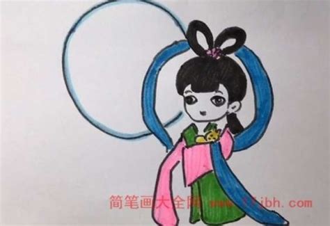 嫦娥简笔画漂亮又可爱