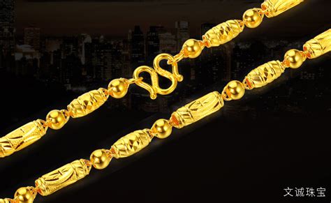 黄金项链为什么都那么长,佛珠黄金项链结实吗