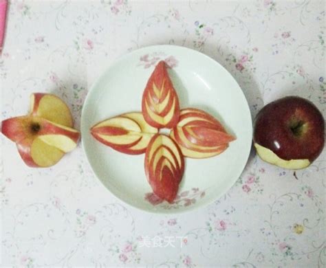 厨娘教你做苹果雕花,苹果怎么雕花图解