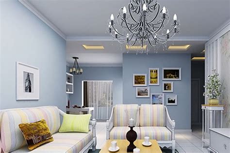 客厅浅黄色瓷砖配什么的墙的颜色搭配 现代简约,现代简约大三房