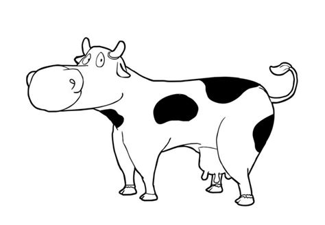 牛的美术作品简笔画