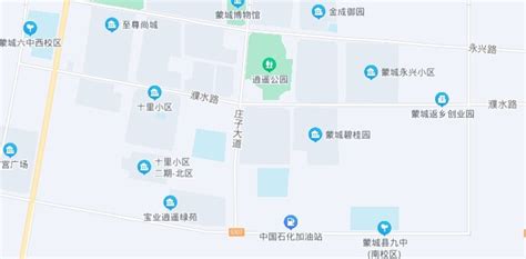 蒙城相对地理位置