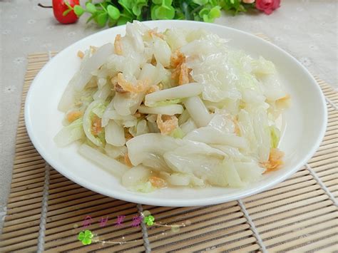 总厨高端海鲜融合菜 白米虾炒松茸