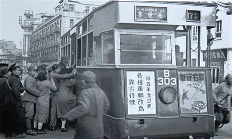 老照片：俯瞰八十年代的上海街景