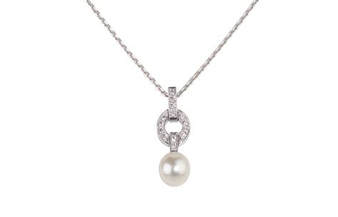 卡地亚款珍珠吊坠图片及价格是多少钱一克,Cartier珍珠项链官网价格
