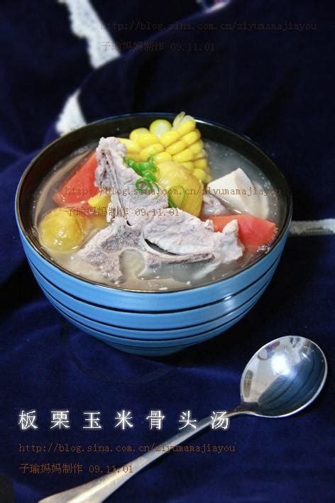 板栗绿豆松茸骨头汤 巧手烹饪应季松茸
