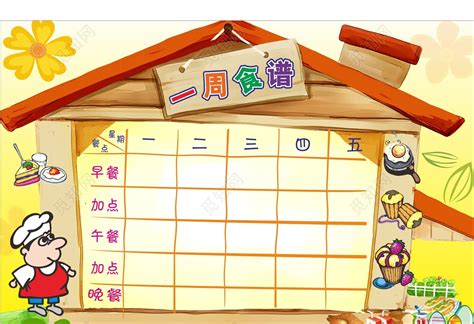 幼儿园食谱摆盘设计