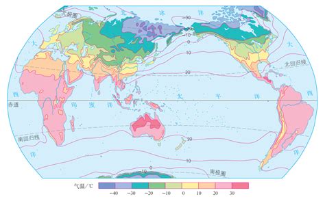 世界气候类型分布图