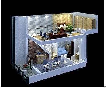 双层loft怎么装修效果图,20㎡loft公寓神改造