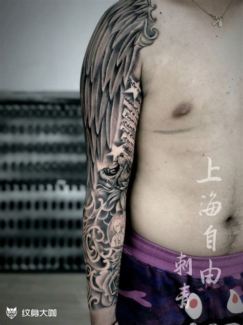 纹身图案男大臂翅膀,每个纹身图案背后都有含义