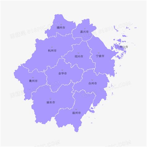 浙江省旅游地图分享