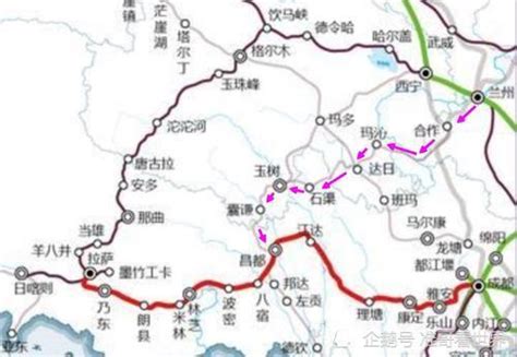 川藏铁路配套公路建设加快,京藏铁路途径哪些城市