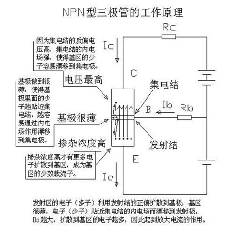 NPN型三极管,三极管工作原理