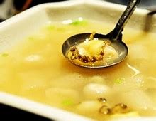 香港水滴松茸鲍鱼汤饭,几年前在香港吃的海鲜汤泡饭