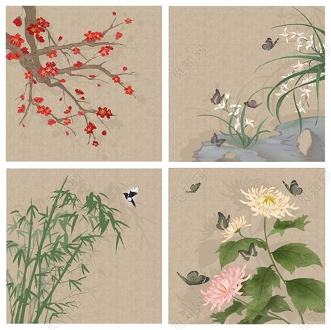 梅兰竹菊四君子的含义是什么
