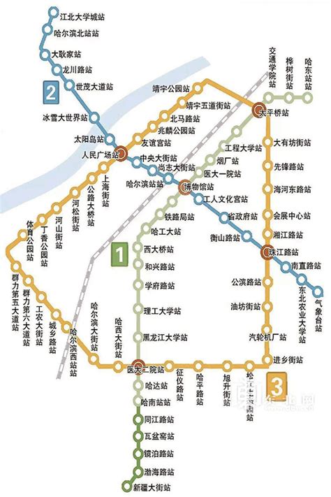 哈尔滨地铁5号线是哪个区,5号线到底建不建
