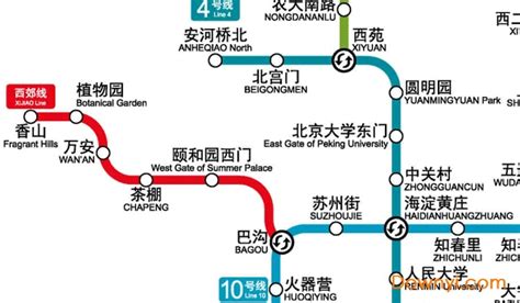 地铁10号线最新线路图北京