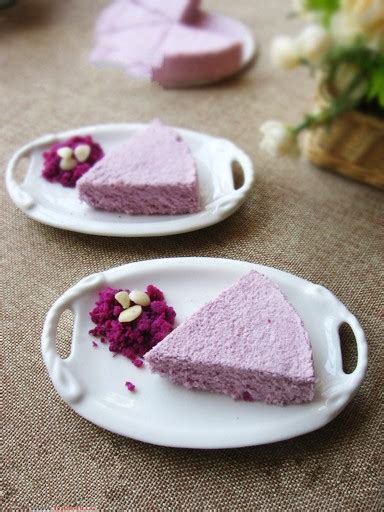 紫薯糕怎么制作方法,银耳糕怎么做