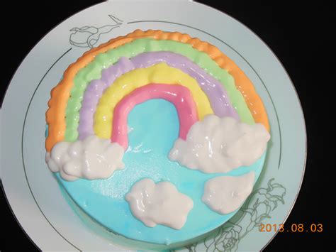 彩虹蛋糕怎么做视频,免焗8寸彩虹蛋糕
