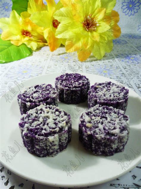 李子柒紫薯米糕的做法,紫薯米糕怎么做