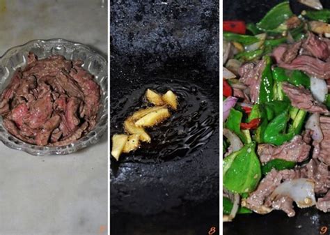 青椒炒牛肉家常做法,红菜椒和牛肉怎么做