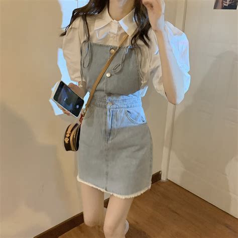 牛仔裙搭配圖片哪有？牛仔裙如何搭配？