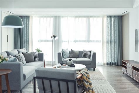 灰色地砖搭配什么颜色家具,简一灰色系瓷砖搭配家居空间