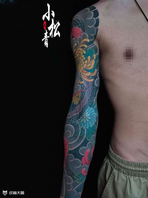 日式传统纹身吧,分享一波日式老传统纹身