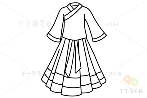 要有苗族娃娃的兒童畫