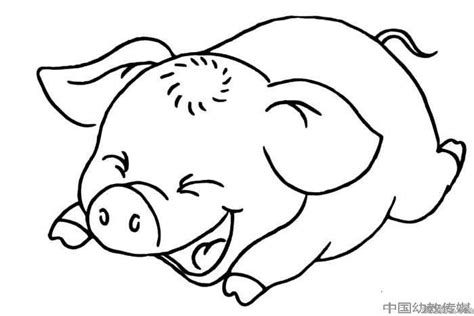 画可爱的小猪简笔画超萌