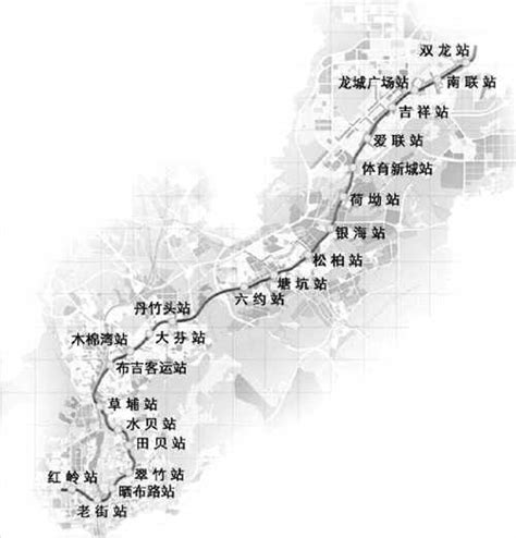 深圳地铁2号线在哪个位置,佛山地铁2号线首站设在南庄