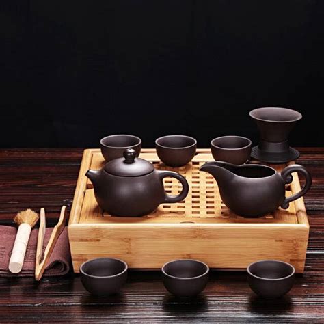 圆茶盘如何摆放茶具,家里的茶具如何摆放