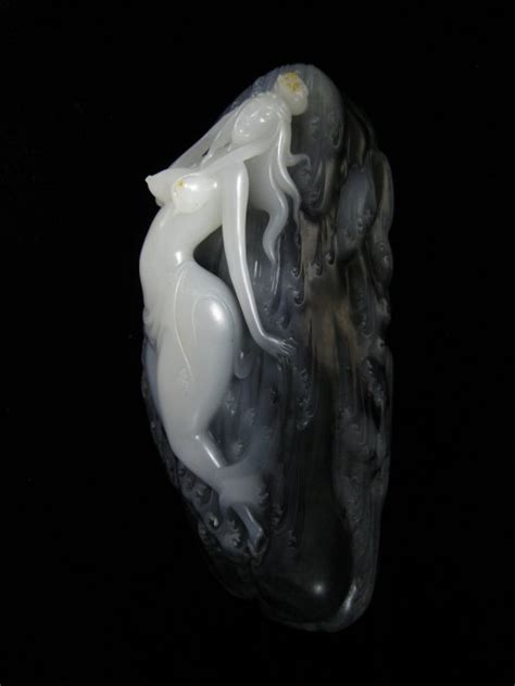 玉雕中的裸女什么寓意,中国玉雕人体艺术