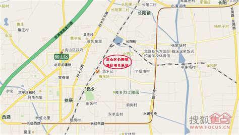 北京房山区地图