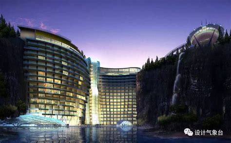 世界十大建筑奇迹之一的深坑酒店，我被它的设计图纸惊吓到了