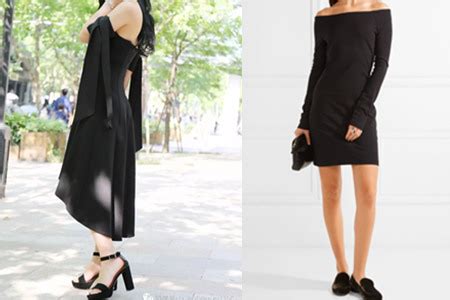 黑色连衣裙裙配什么鞋子好看图片欣赏,法式小黑裙搭配什么鞋子好看